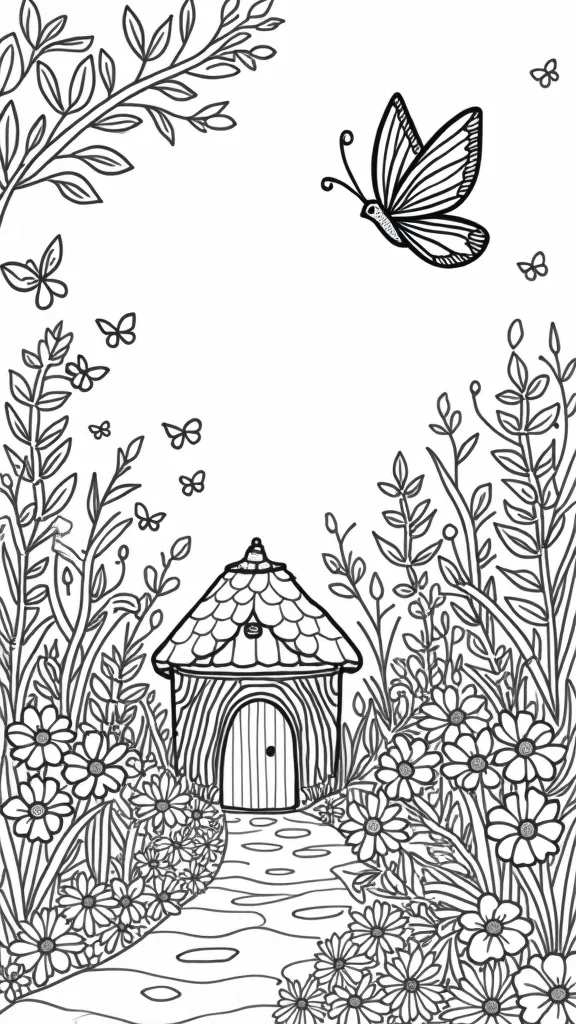 coloring page of